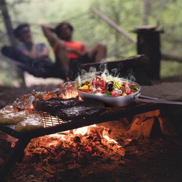 Stainless Steel Mess Kit, Pan and Eating Tray Set, Outdoor Camping 💸 - Picture 8 of 9